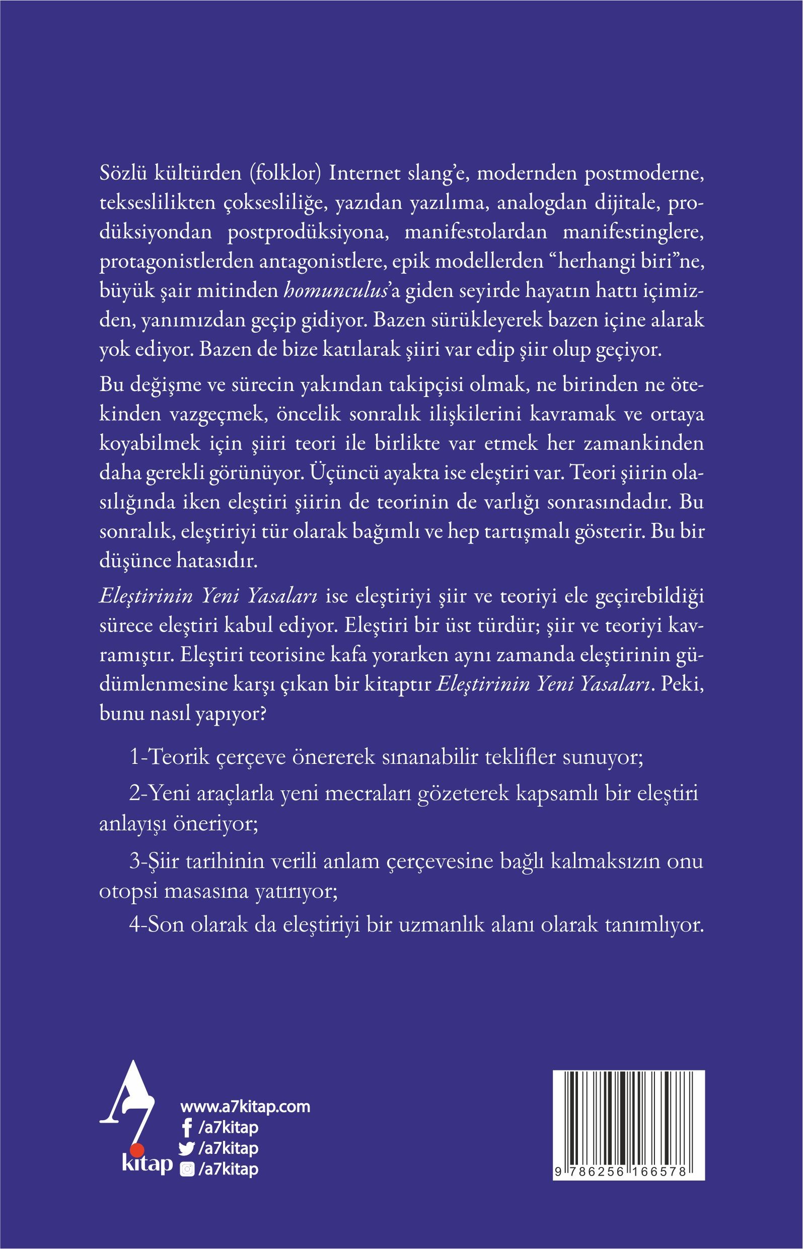 Eleştirinin Yeni Yasaları / Hayriye Ünal / Eleştiri