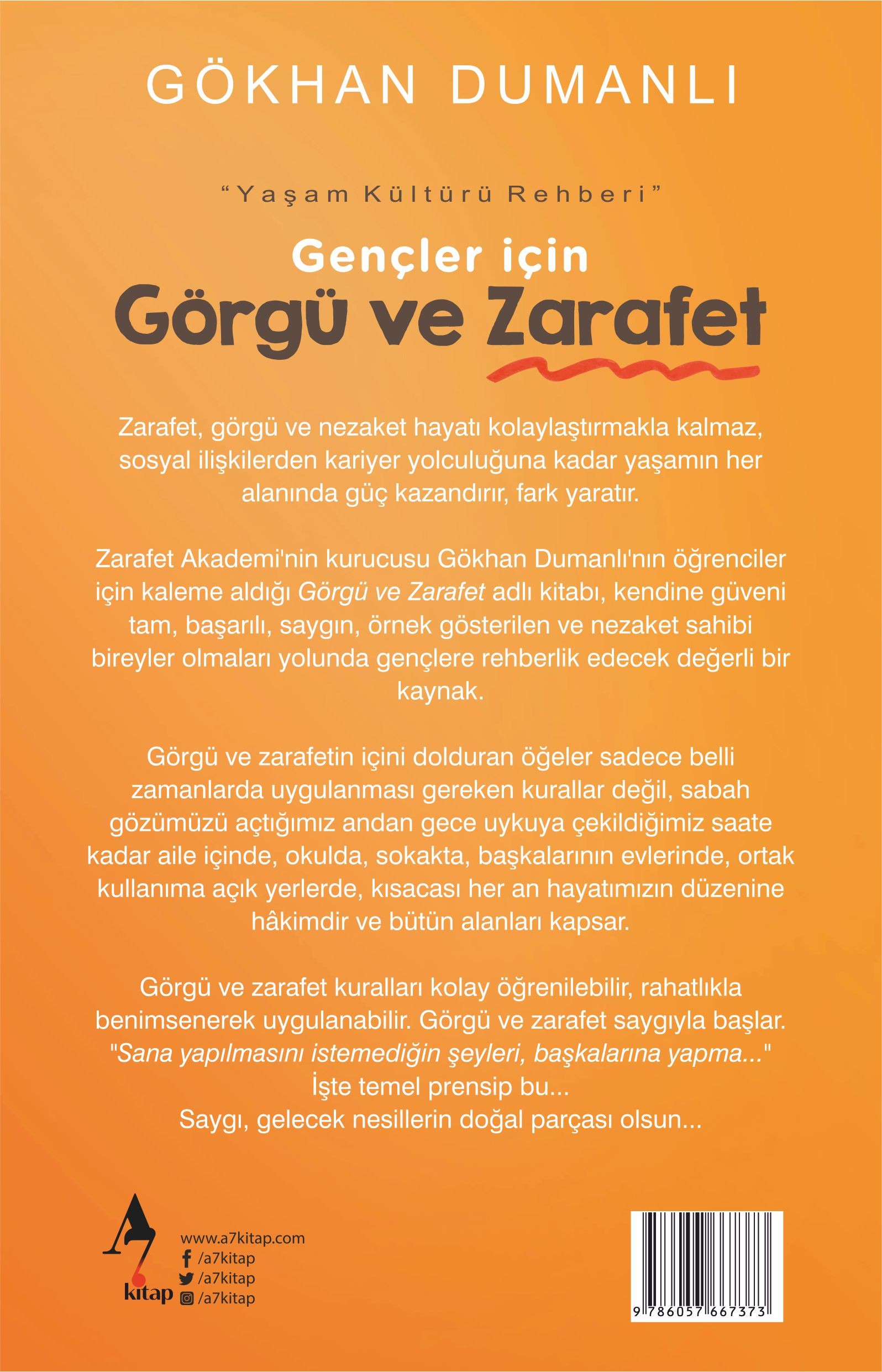 Gençler İçin Görgü ve Zarafet - Gökhan Dumanlı