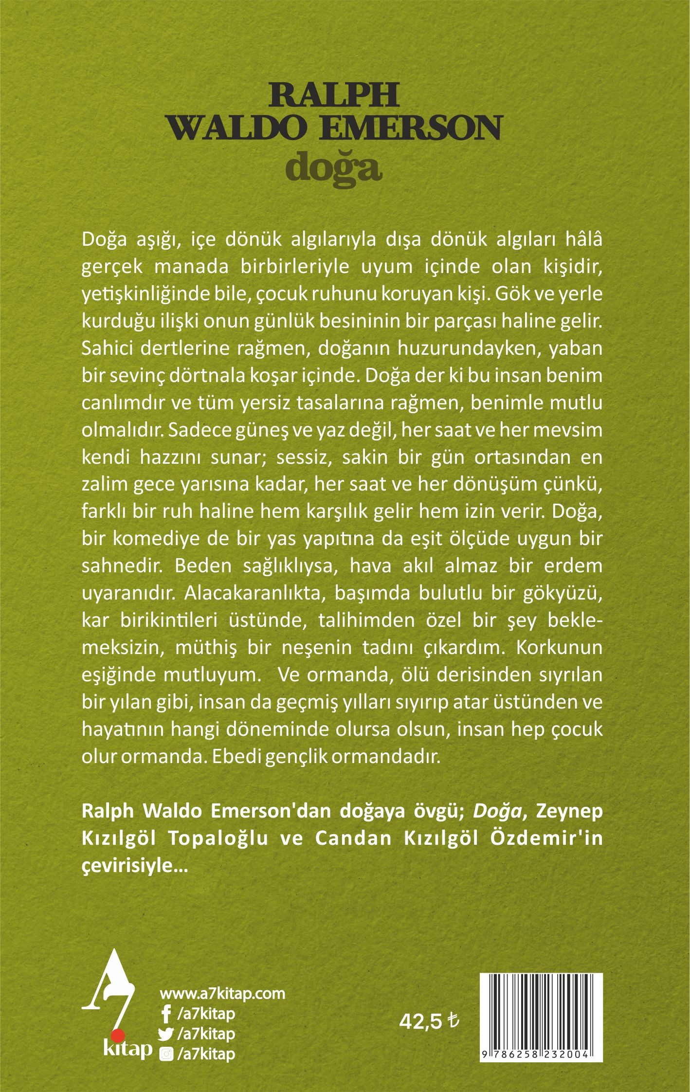 Doğa - Ralp Waldo Emerson