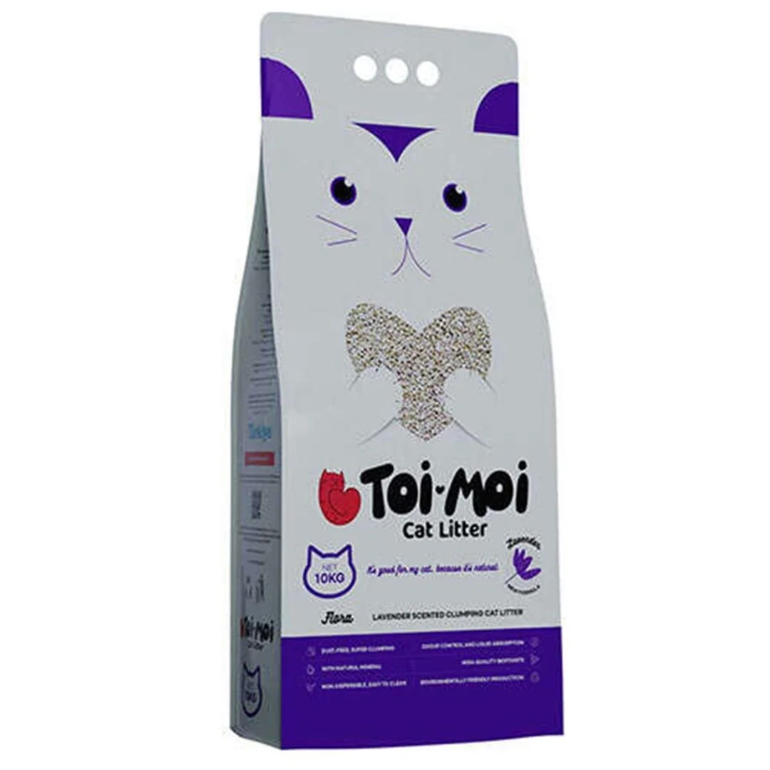 Toi Moi Lavantalı 5 kg Bentonit Kedi Kumu image