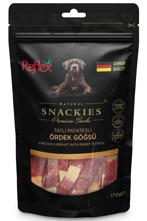 REFLEX SNACKIES TATLI PATATESLİ ÖRDEK GÖĞSÜ 170 G