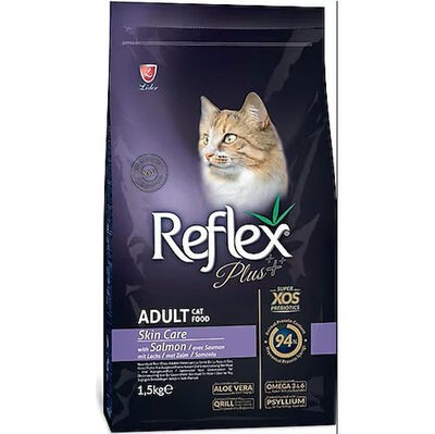 REFLEX PLUS ADULT CAT SKİN CARE SALMON 1,5 KG