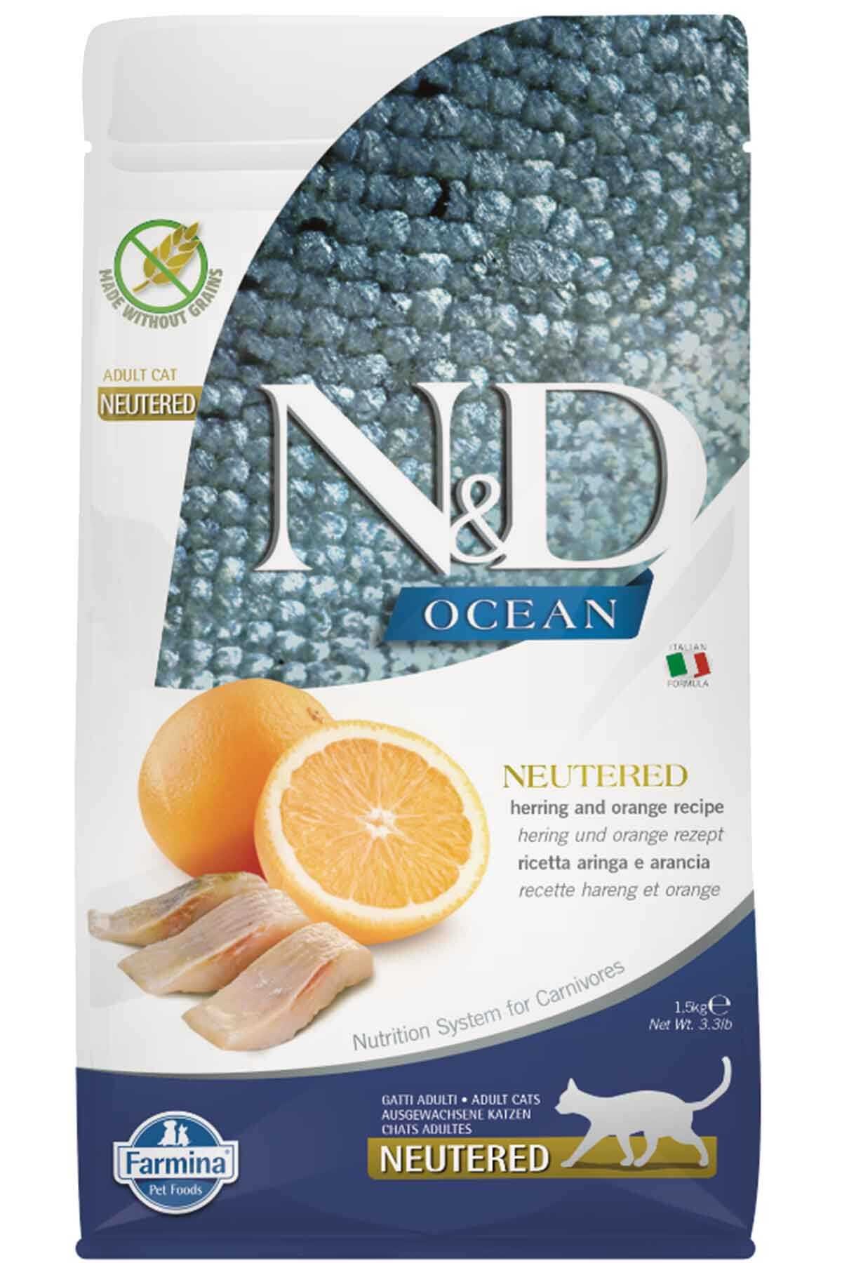 N&D -  Ocean Neutered, Herring and orange Recipe ( 1.5 KG ) (PND0150072)