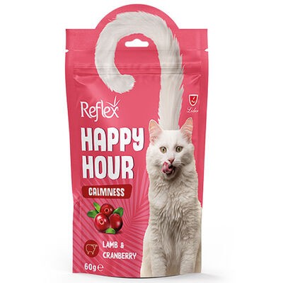 REFLEX HAPPY HOUR SAKİNLEŞMEYİ DESTEKLEYİCİ KEDİ ÖDÜL MAMASI 60 G