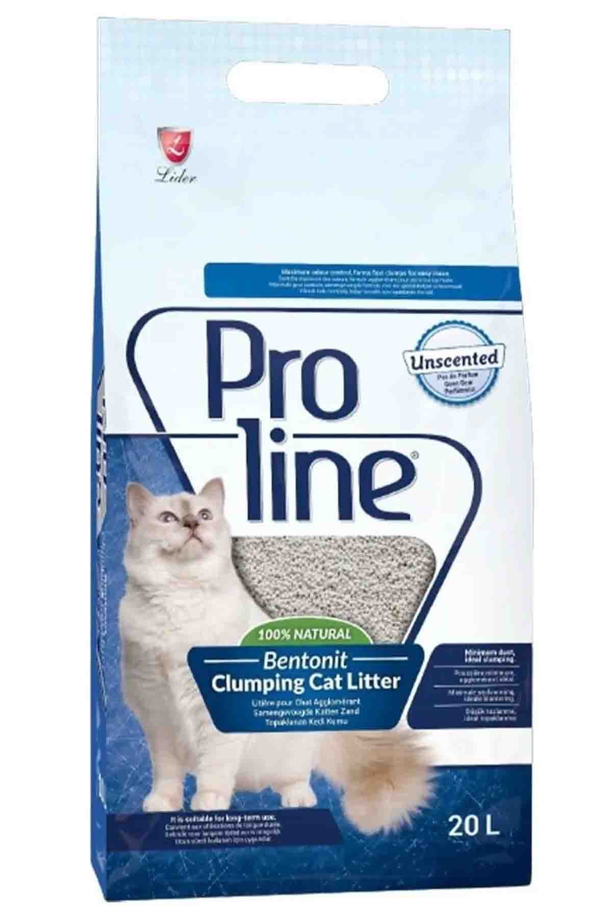 Proline Bentonit Natural Kedi Kumu 20 LT