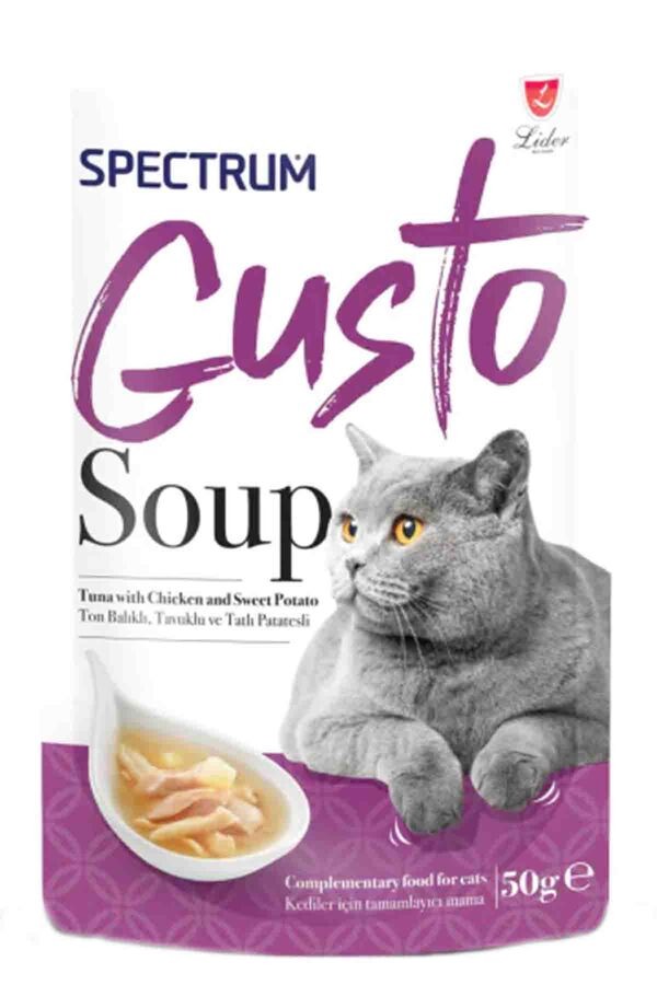 SPECTRUM GUSTO TON BALIK, TAVUKLU VE TATLI PATATESLİ ÇORBA 50GR