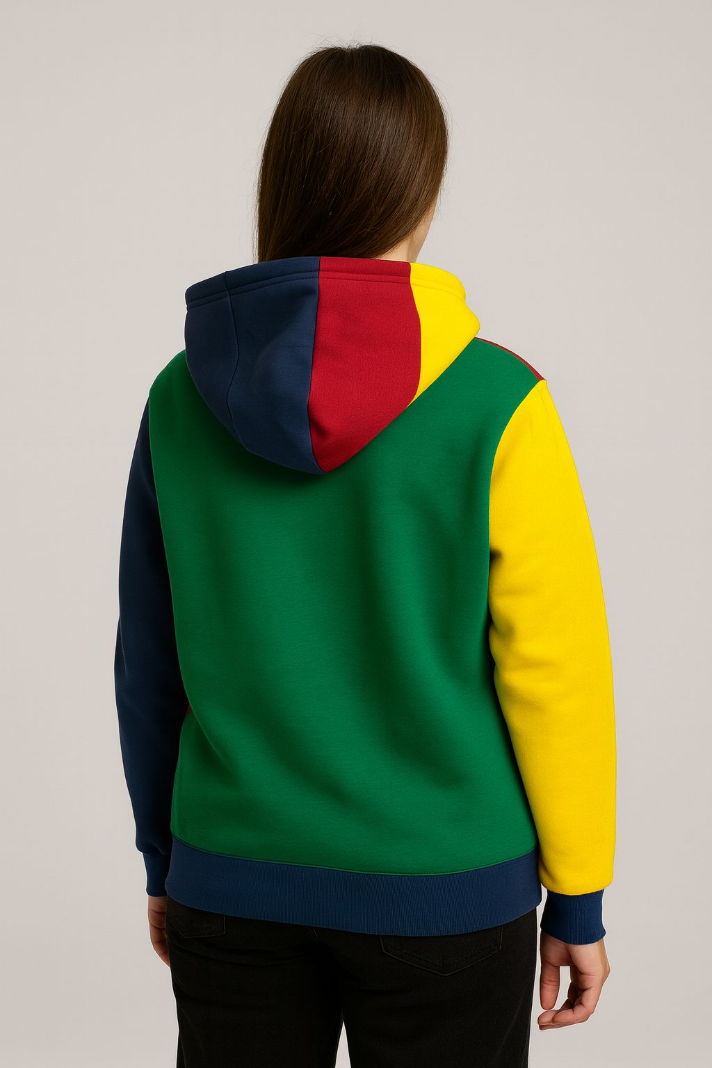Unisex Oversize Sweatshirt Hoodie Colourful Model