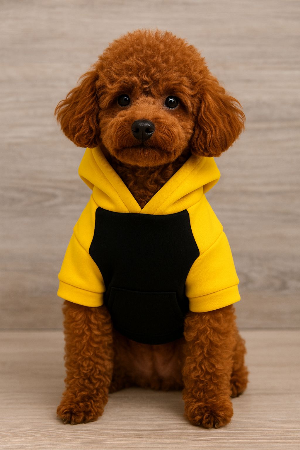 Kontrast Koleksiyonu Kapüşonlu Köpek Sweatshirt – Küçük ve Orta Irklar için Rahat ve Şık Hoodie