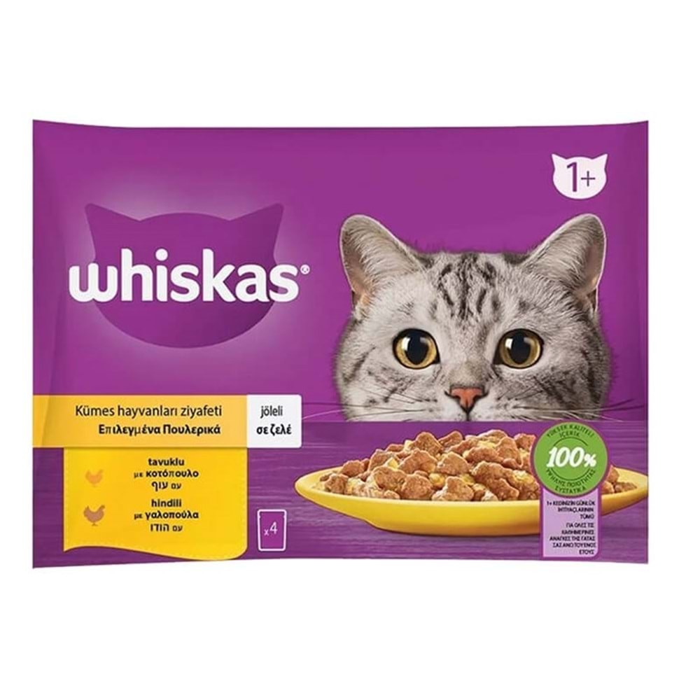 Whiskas Kümes Pouch (85 Gr) 4'Lü