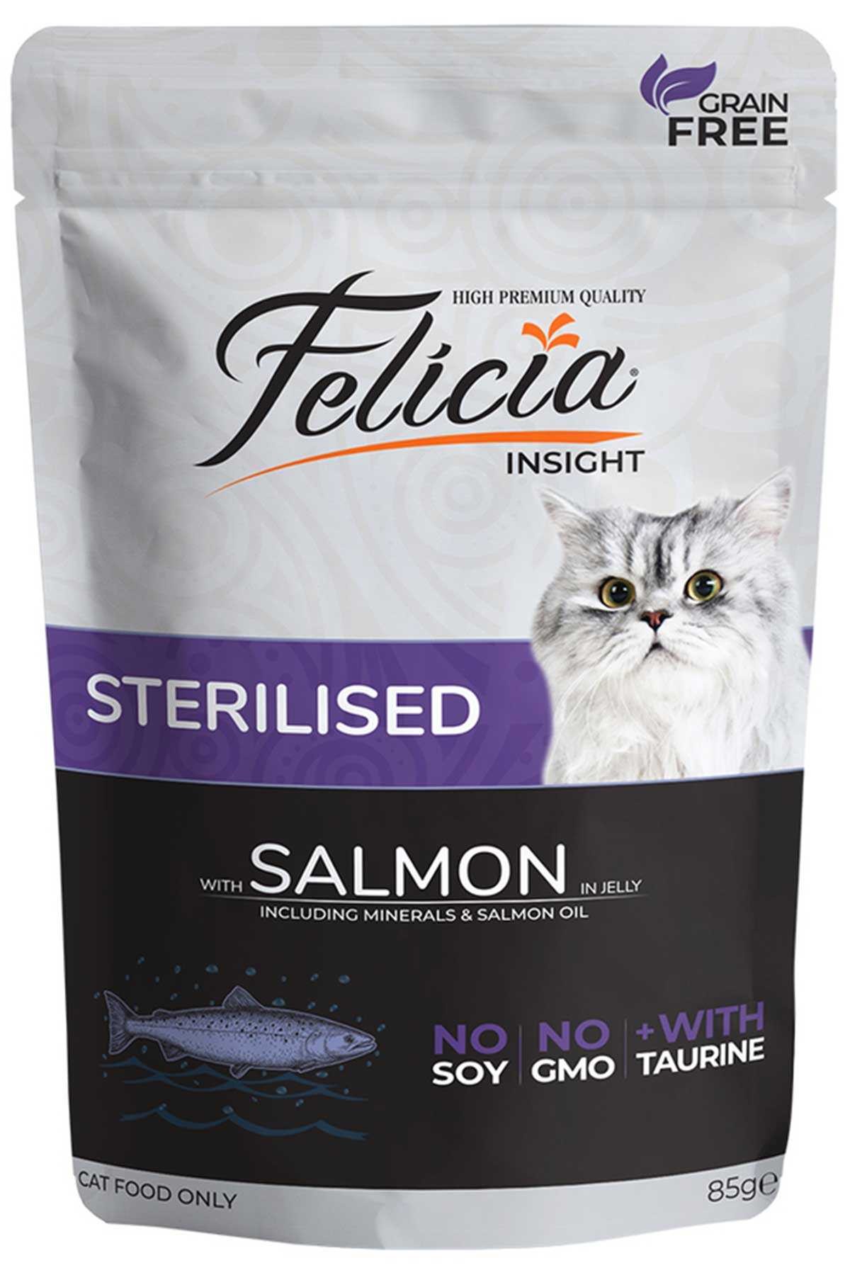 Felicia - Sterilised Salmon Pouch ( 85gr )