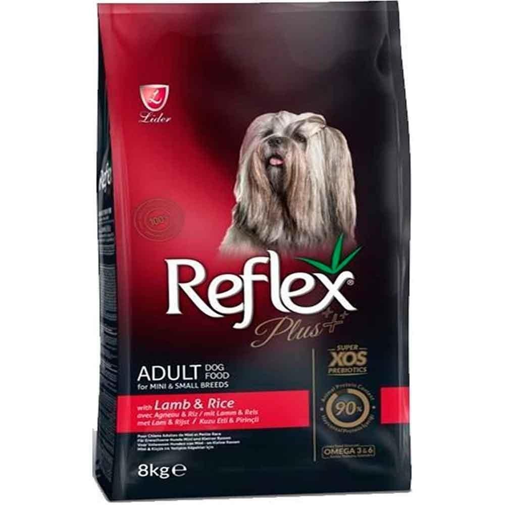 REFLEX PLUS DOG Küçük Irk Yetişkin Kuzu Pirinç 1 KG (Açık Mama)