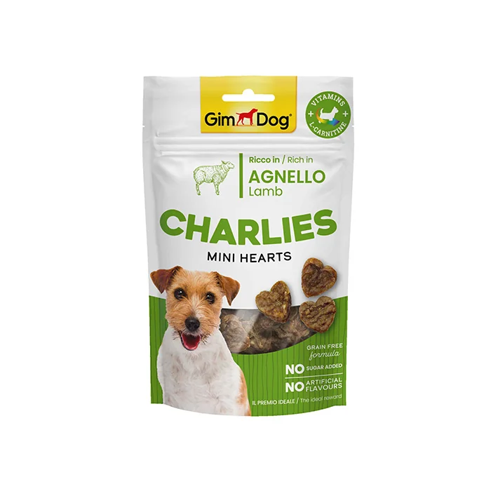 GimDog Charlies Kuzu Etli Tahılsız ve Şekersiz Köpek Ödül Maması 70gr image