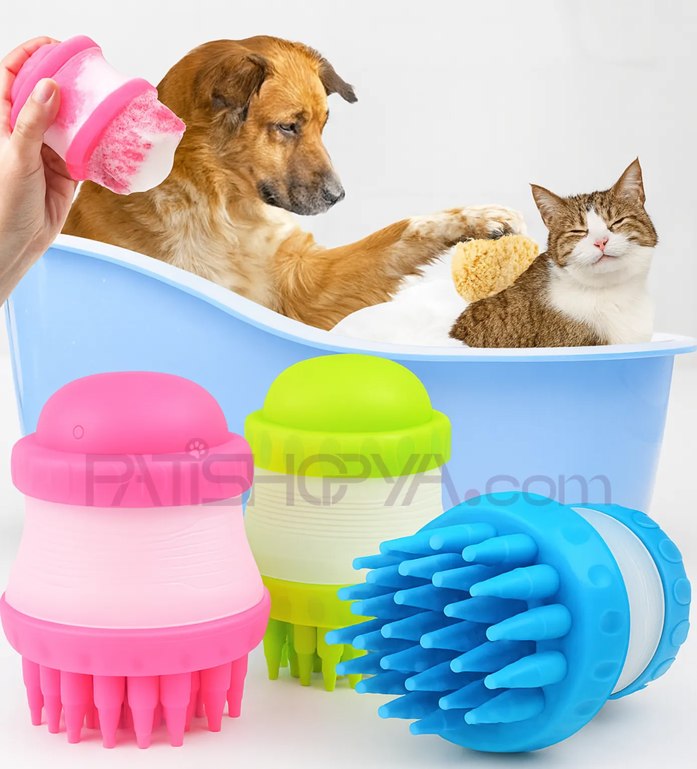 Şampuan Hazneli Yıkama Fırçası (KUTULU) image