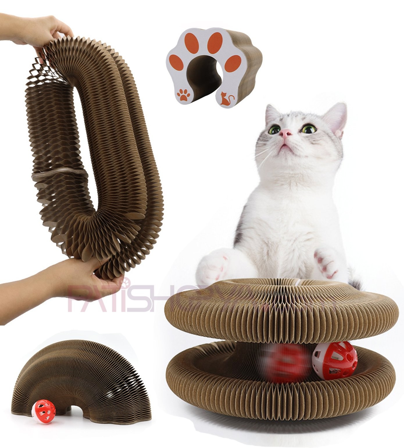 LUX AÇILABİLİR KATLANABİLİR KEDİ TIRMALAMA