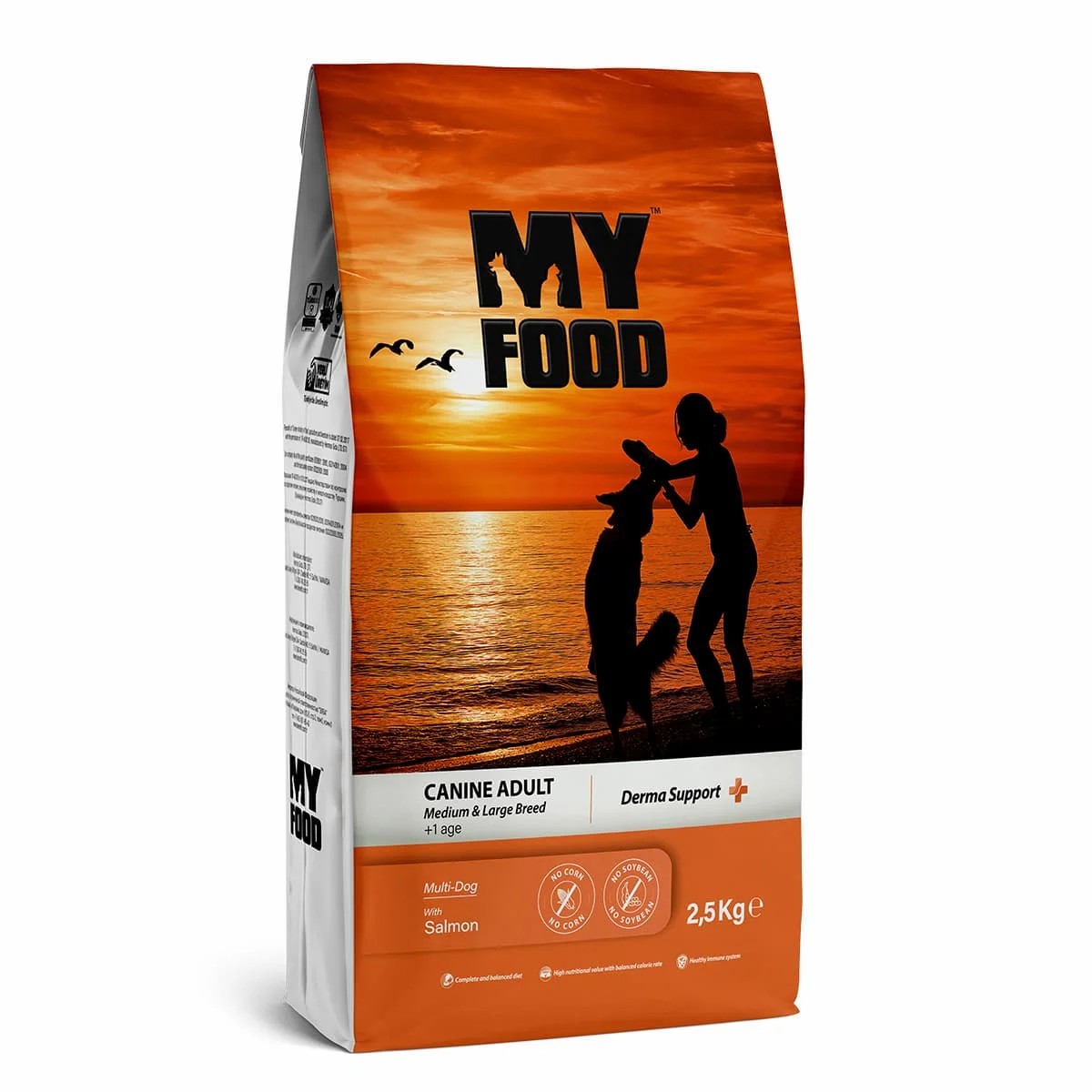 My Food Köpek Maması 2.5 KG - Yetişkin Köpek Medium Somon