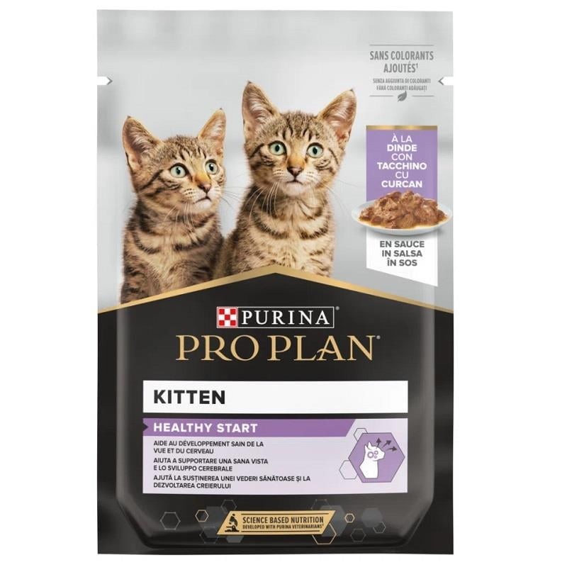 Pro Plan Kitten Hindi Etli Pouch Yavru Kedi Yaş Maması 85 Gr