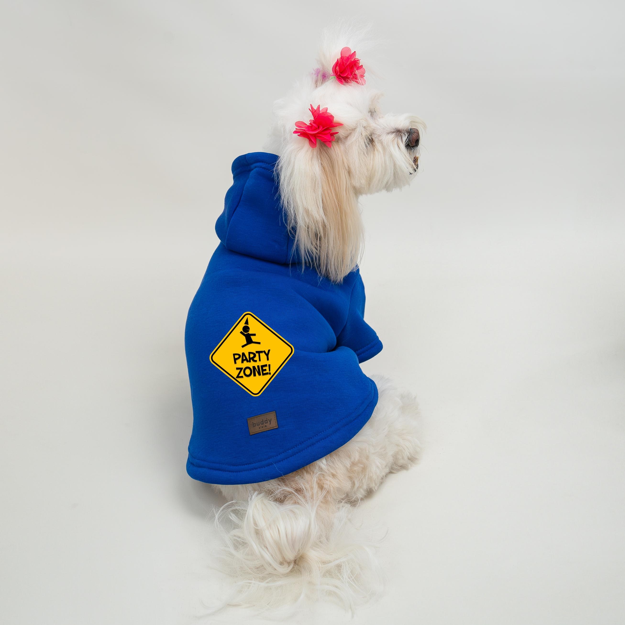 Kedi & Köpek Kıyafeti Sweatshirt -  Saks Mavi Baskısız Sweatshirt - Saks Party