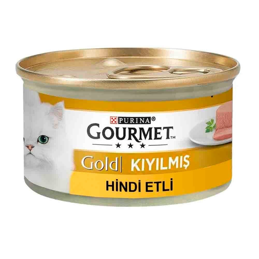 Gourmet Gold Kıyılmış Hindili Kedi Konservesi 85gr