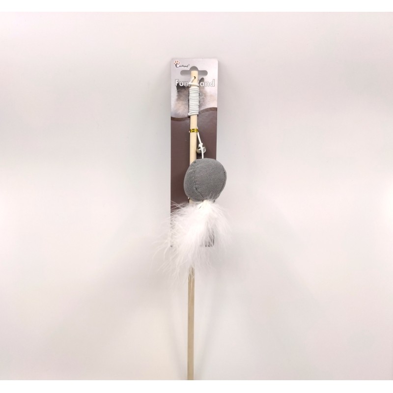 EASTLAND CATNİPLİ KEDİ OLTASI TÜYLÜ PELUŞ ÇINGIRAK LI 46 CM