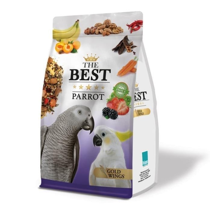 Gold Wings The Best Papağan Yemi 1.25 Kg Meyve-Nutslı