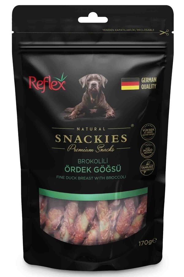REFLEX SNACKIES BROKOLİLİ ÖRDEK GÖĞSÜ 170 G