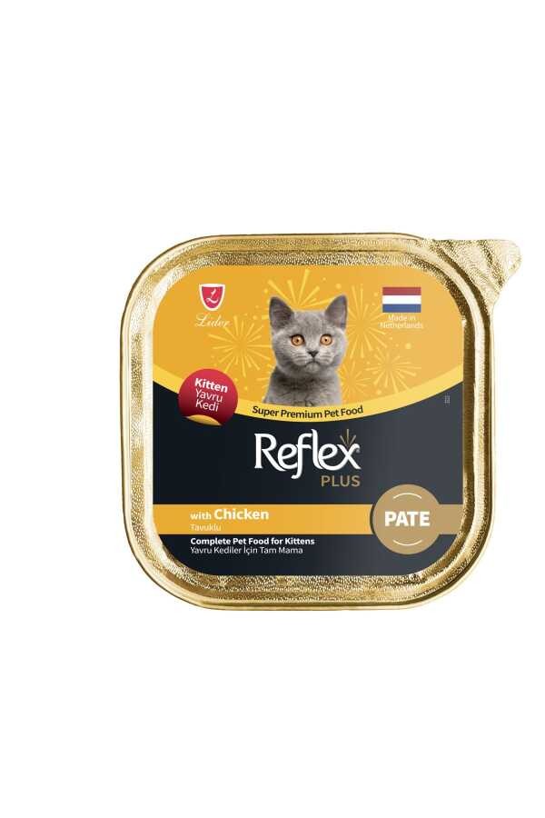 REFLEX PLUS ALUTRAY PATE TAVUKLU YAVRU KEDİ MAMASI 85 G