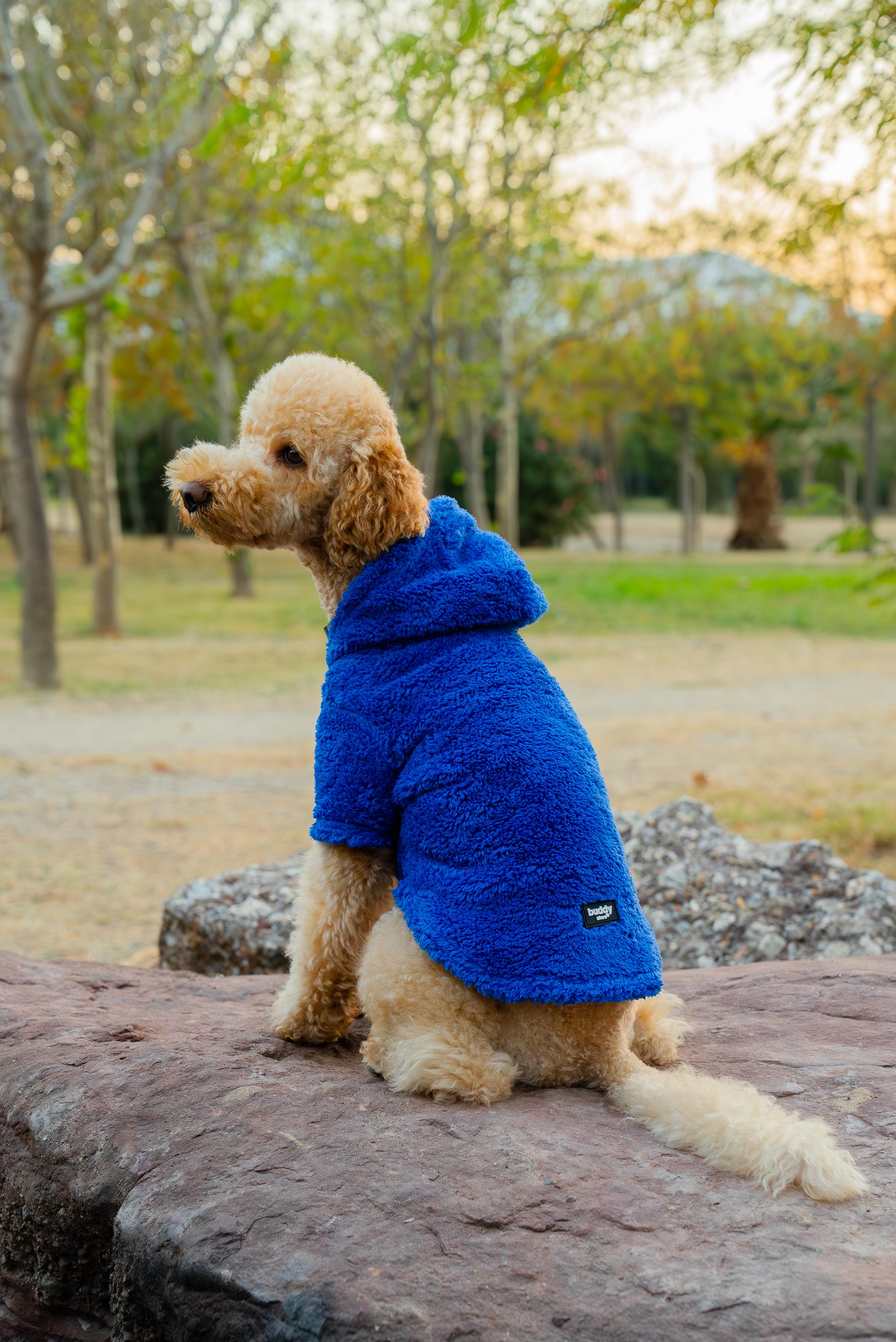 Köpek Kıyafeti Peluş Sweatshirt - Kapüşonlu Koleksiyon