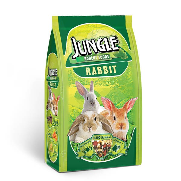 Jungle Tavşan Yemi 500 gr Tekli