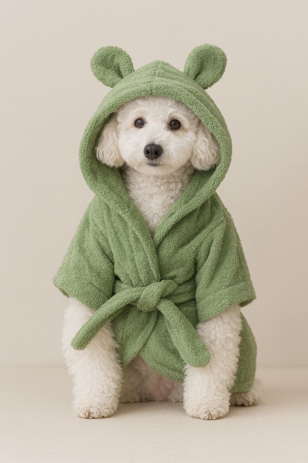 Mikrofiber Kedi ve Köpek Bornozu – Hızlı Kurulama, Yumuşak ve Emici - SuYeşili image