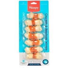 PIWP-004 - Wanpy Deri Üzerine Tavuk Sarılı 90 gr CD-08H Köpek Ödülü