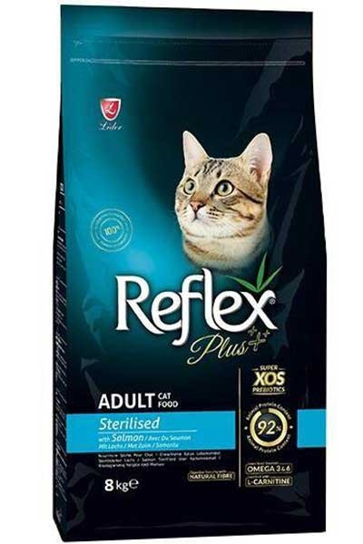 REFLEX PLUS CAT STERİLİSED SOMONLU KISIR 8 KG (RFX-328)