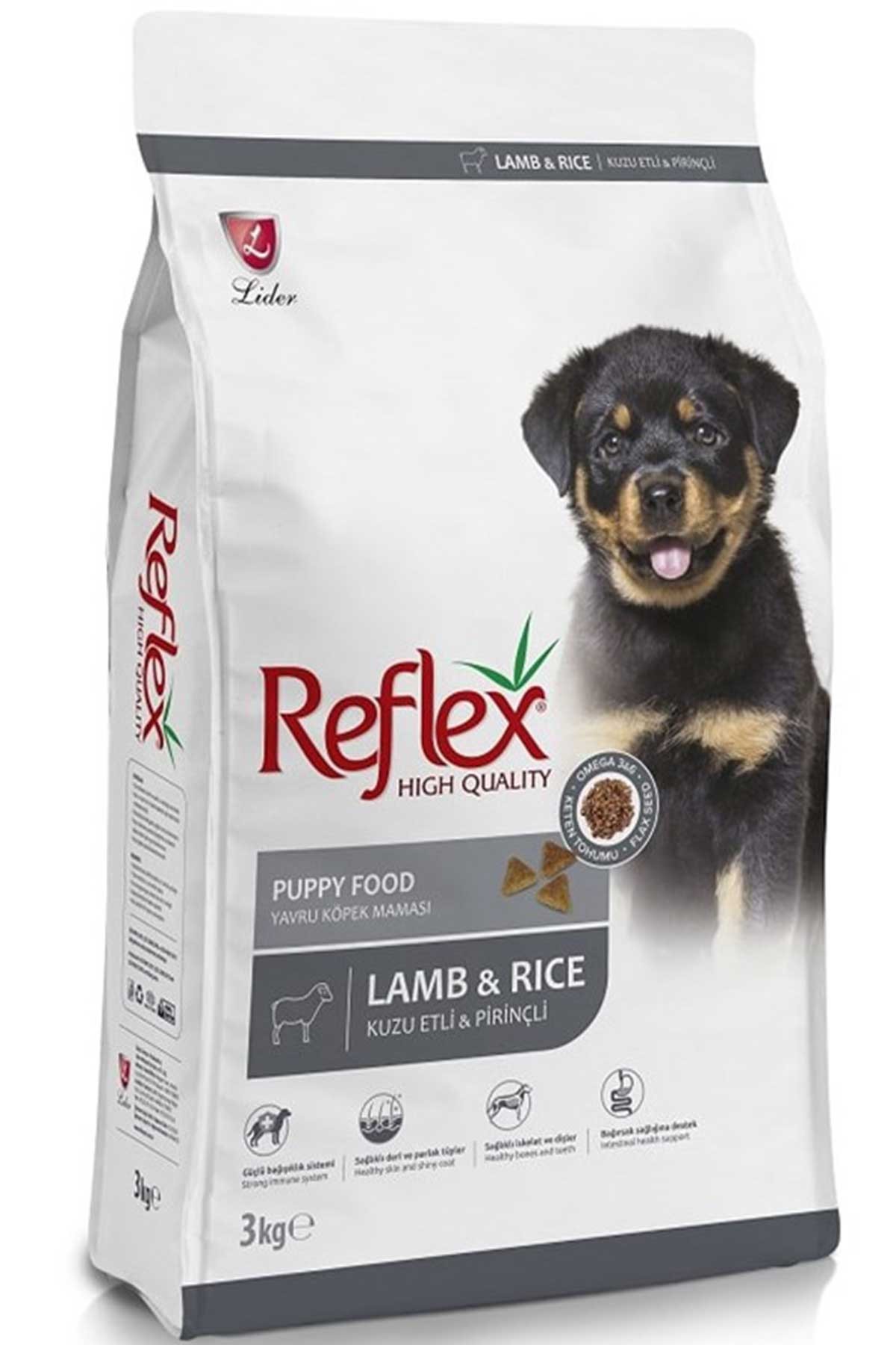 REFLEX PUPPY LAMB RICE DOG FOOD 3 KG