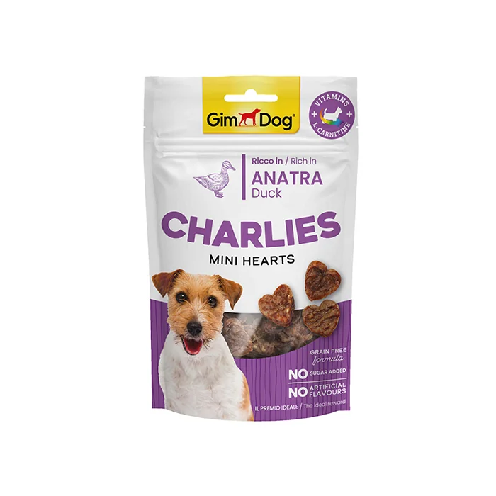 GimDog Charlies Ördekli Tahılsız ve Şekersiz Köpek Ödül Maması 70gr image