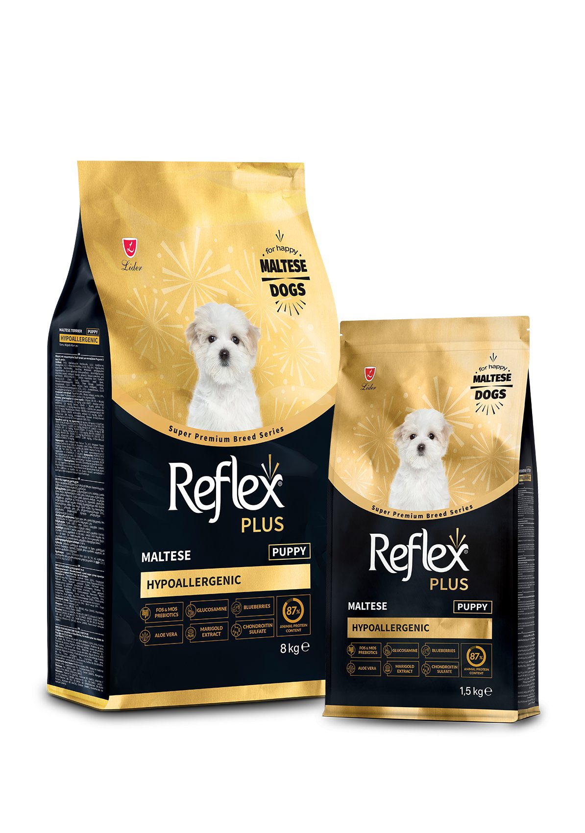 Reflex Plus Hipoalerjenik Maltese Yavru Köpek Maması 1,5kg