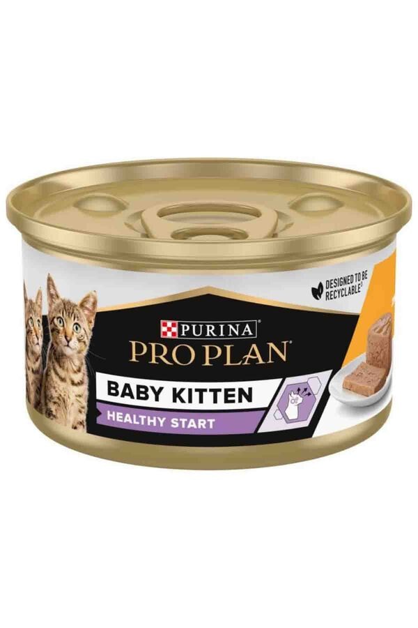 Pro Plan Baby Kitten Tavuklu Yavru Kedi Konservesi 85gr