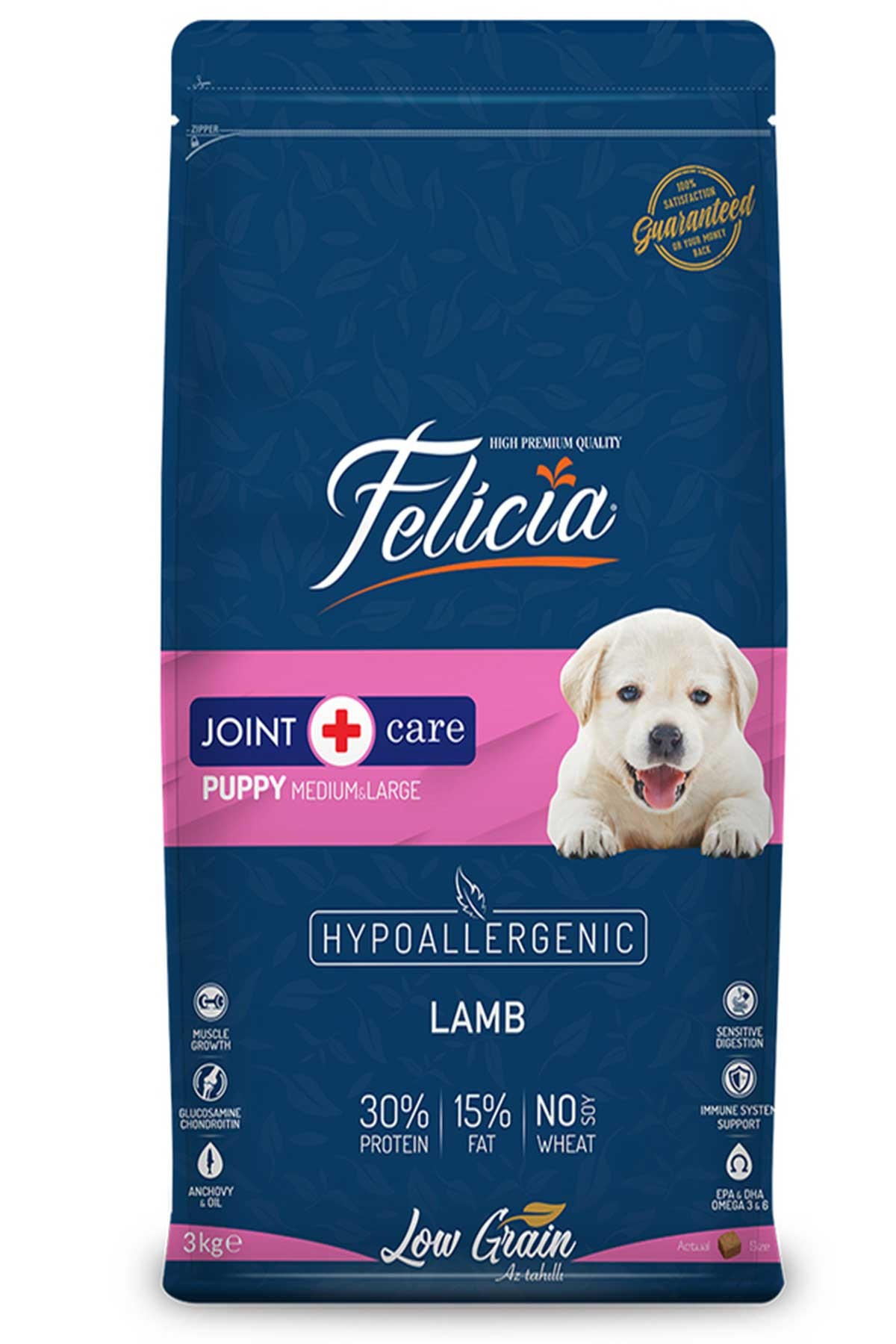 Felicia - Joint Puppy Lamb Medium & Large ( 3 KG )