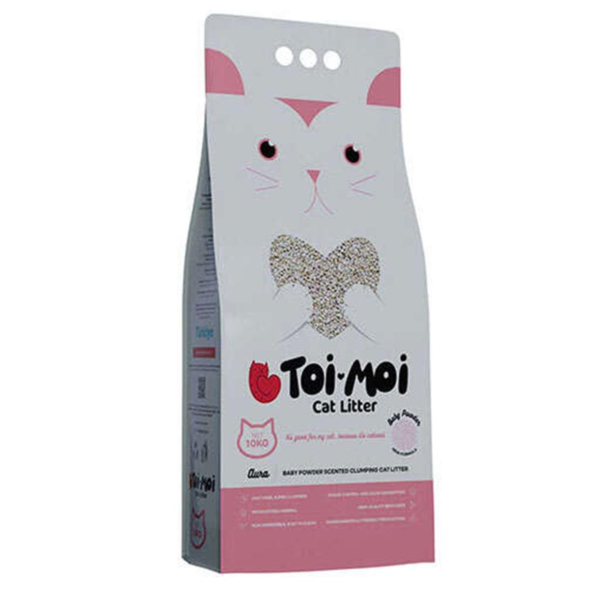 TOİ MOİ KEDİ KUMU BEBEK PUDRALI 10KG KEDİ KUMU main variant image