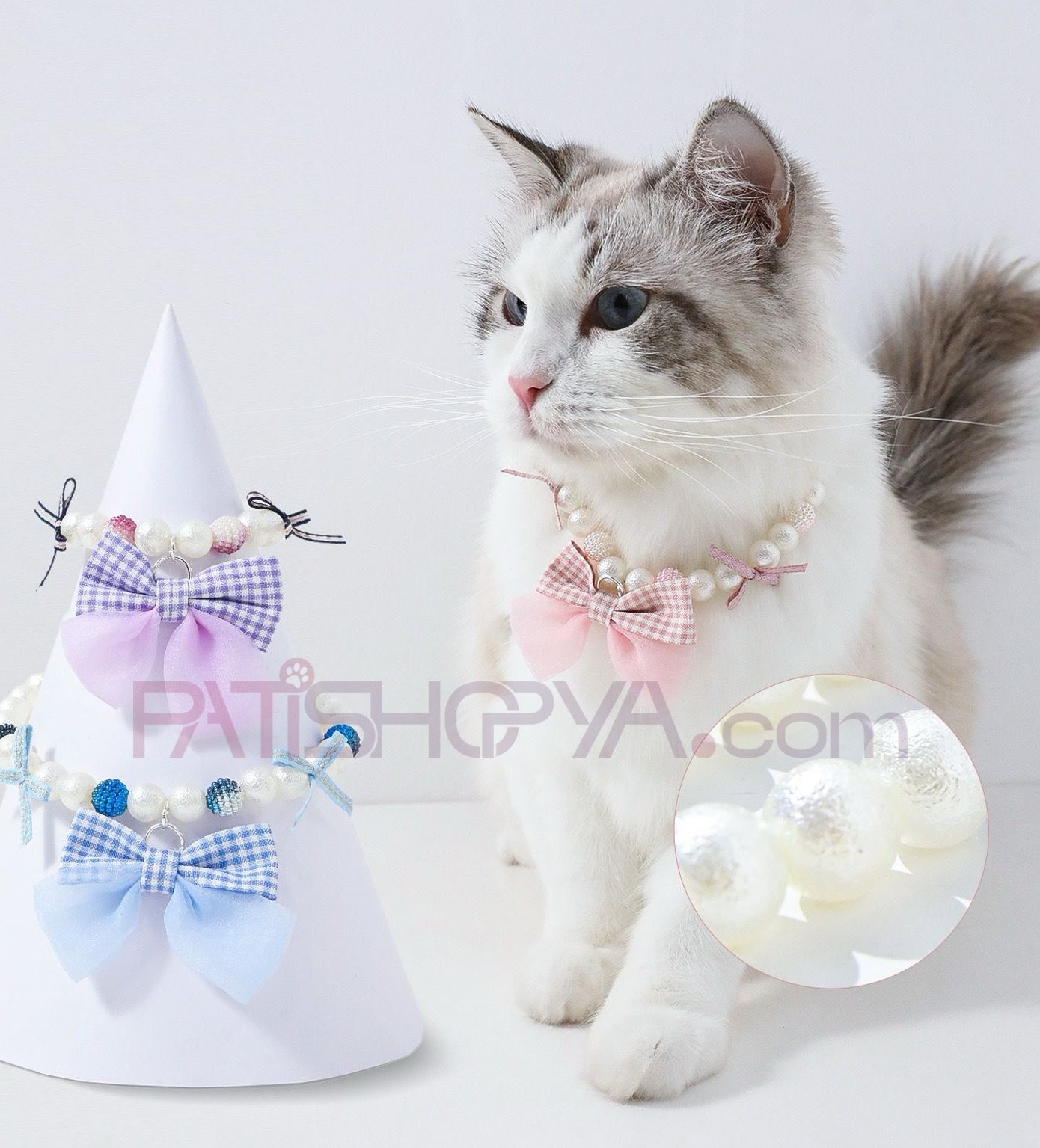 KEDİ İNCİ KOLYE