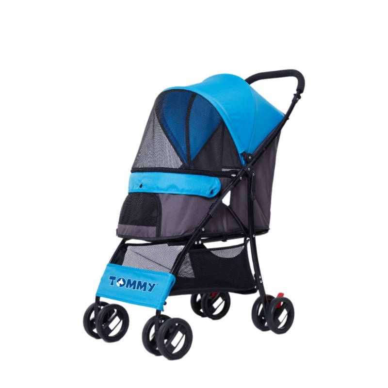 Tommy Evcil Hayvan Arabası Mavi 67*47*98cm Max 15kg