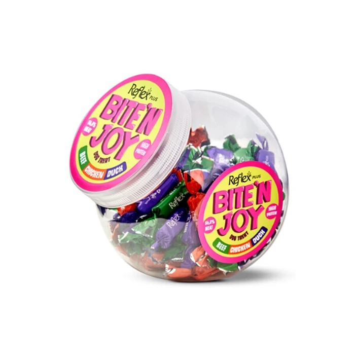 Reflex Plus Bite'n Joy Dana Etli Tavuklu ve Ördek Etli Köpek Ödül Maması Tekli