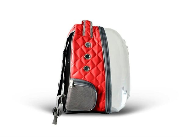 ZMP Pelle Astronot Taşıma Çantası Deri Kırmızı 28x33x41 (ZAB012-R)