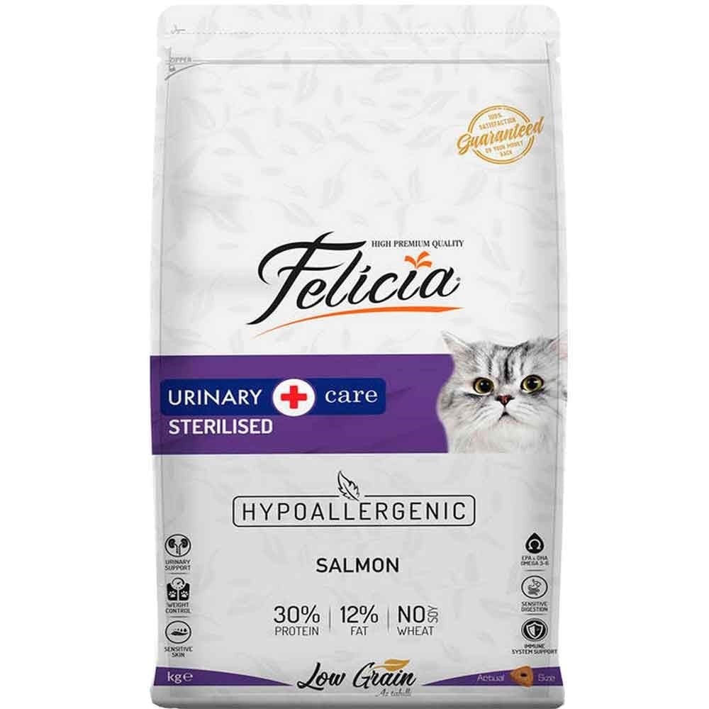Felicia Az Tahıllı 12 Kg Sterilised Somonlu HypoAllergenic Kedi Maması