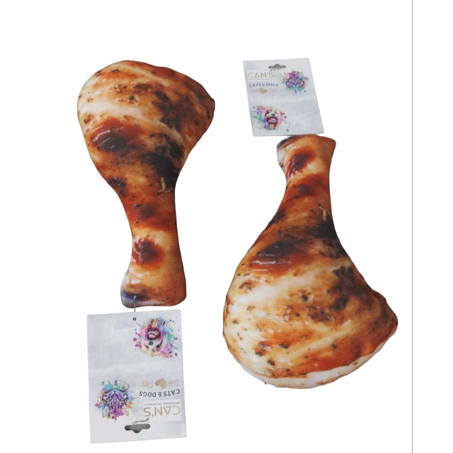 Soft Kumaş Kızarmış Tavuk But Oyuncak 1 Adet
