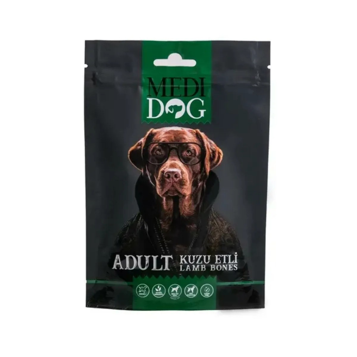 Medi DOG - Kurutulmuş Kuzu Etli Ödül Maması (80 Gr)