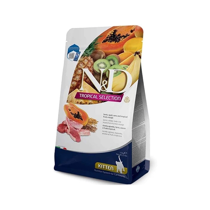 N&D Tropical Kuzu Etli Yavru Kedi Maması 1,5Kg image