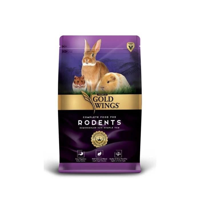 Gold Wings Premium Kemirgen Yemi 1 Kg