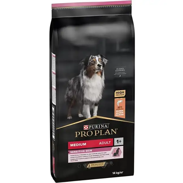 Pro Plan Medium Adult Somonlu Yetişkin Köpek Maması 14Kg image