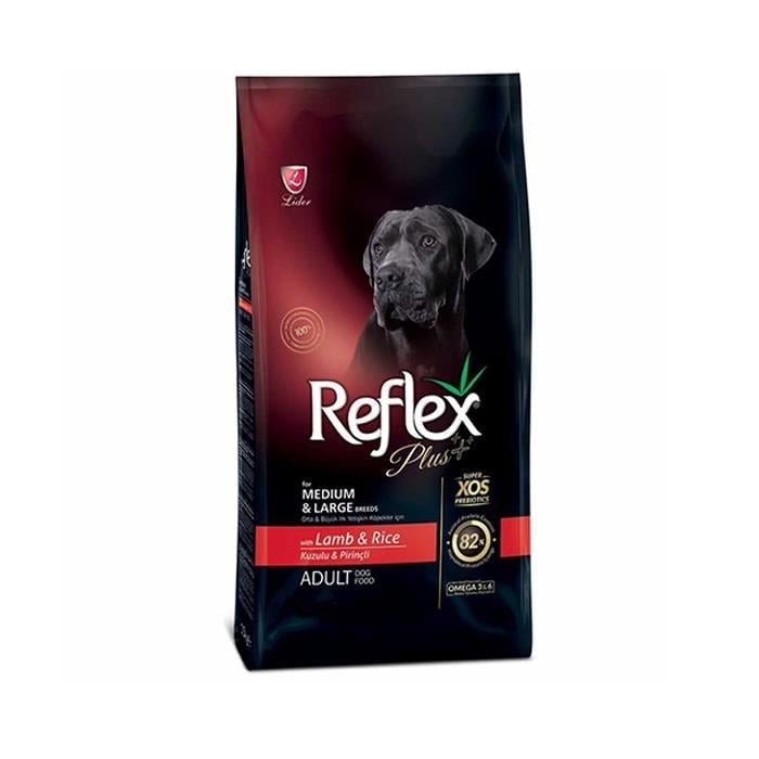 REFLEX PLUS DOG MEDİUM LARGE ADULT 3 KG lamb