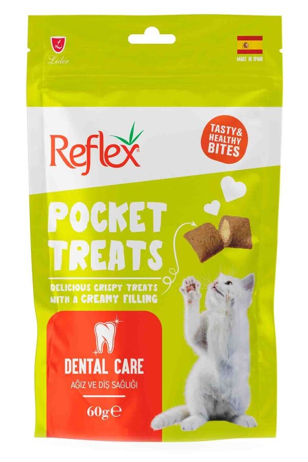 REFLEX POCKET TREATS DENTAL CARE 60G