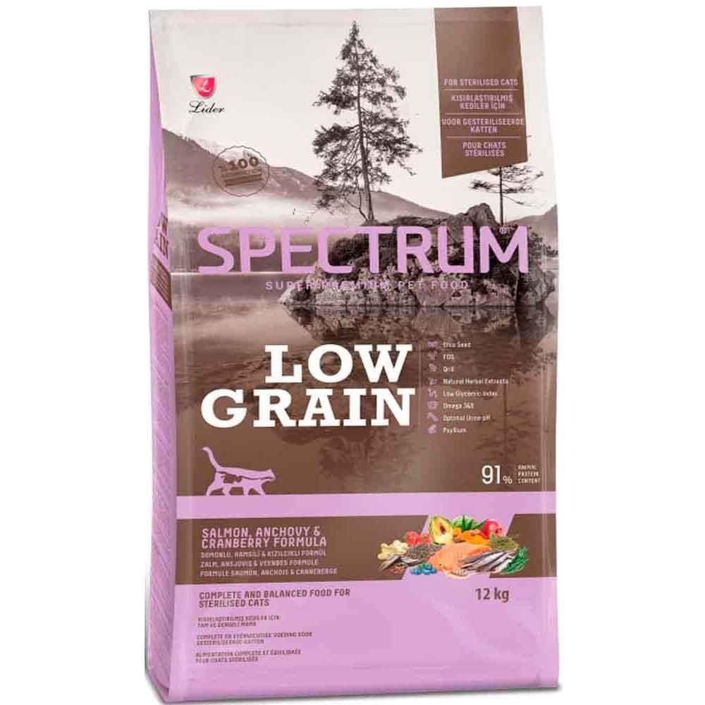 Spectrum Somonlu ve Hamsili Kısırlaştırılmış Kedi Maması 12+1 Kg